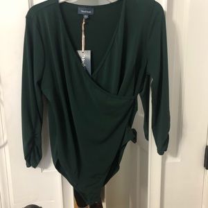NWT ModCloth Suits Yourself Green Bodysuit